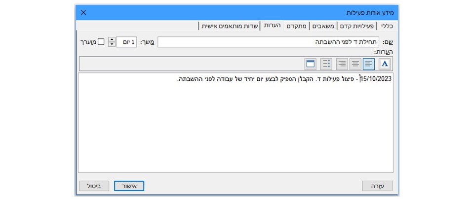 שיטת HCP, לוחות זמנים בזמן מלחמה, מאת: טל לבנון. לוח זמנים